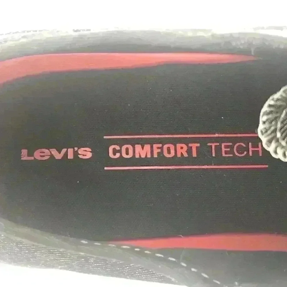 Levi’s Stan Buck C Men’s Sneakers Size 8 Black Denim Retro Comfort Casual